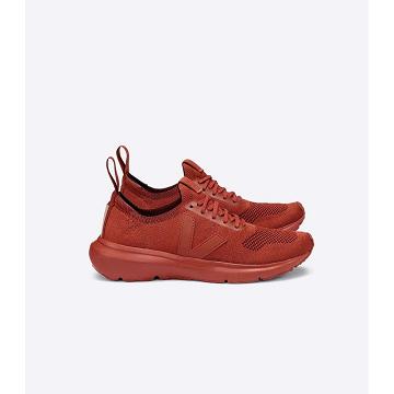 Men's Veja V-KNIT VEJA X RICK OWENS FULL RUST Running Shoes Red | ZA 158AHK